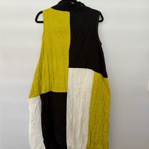 Koran colorblock Sleeveless Dress